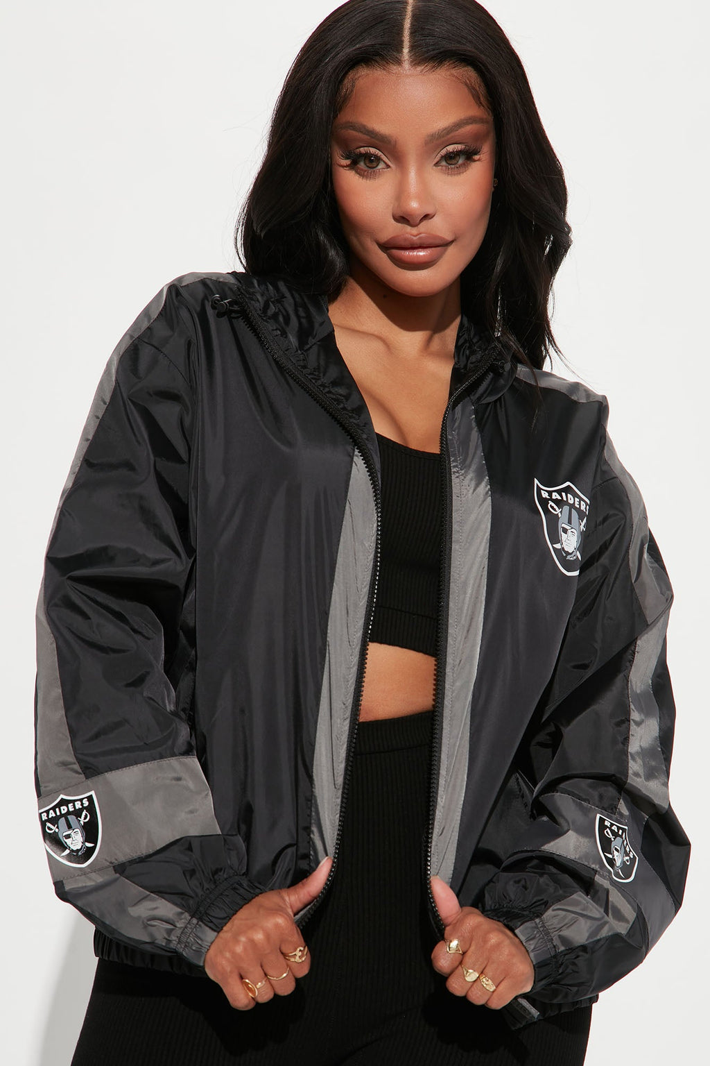 NFL Raiders Game Time Jacket - Black