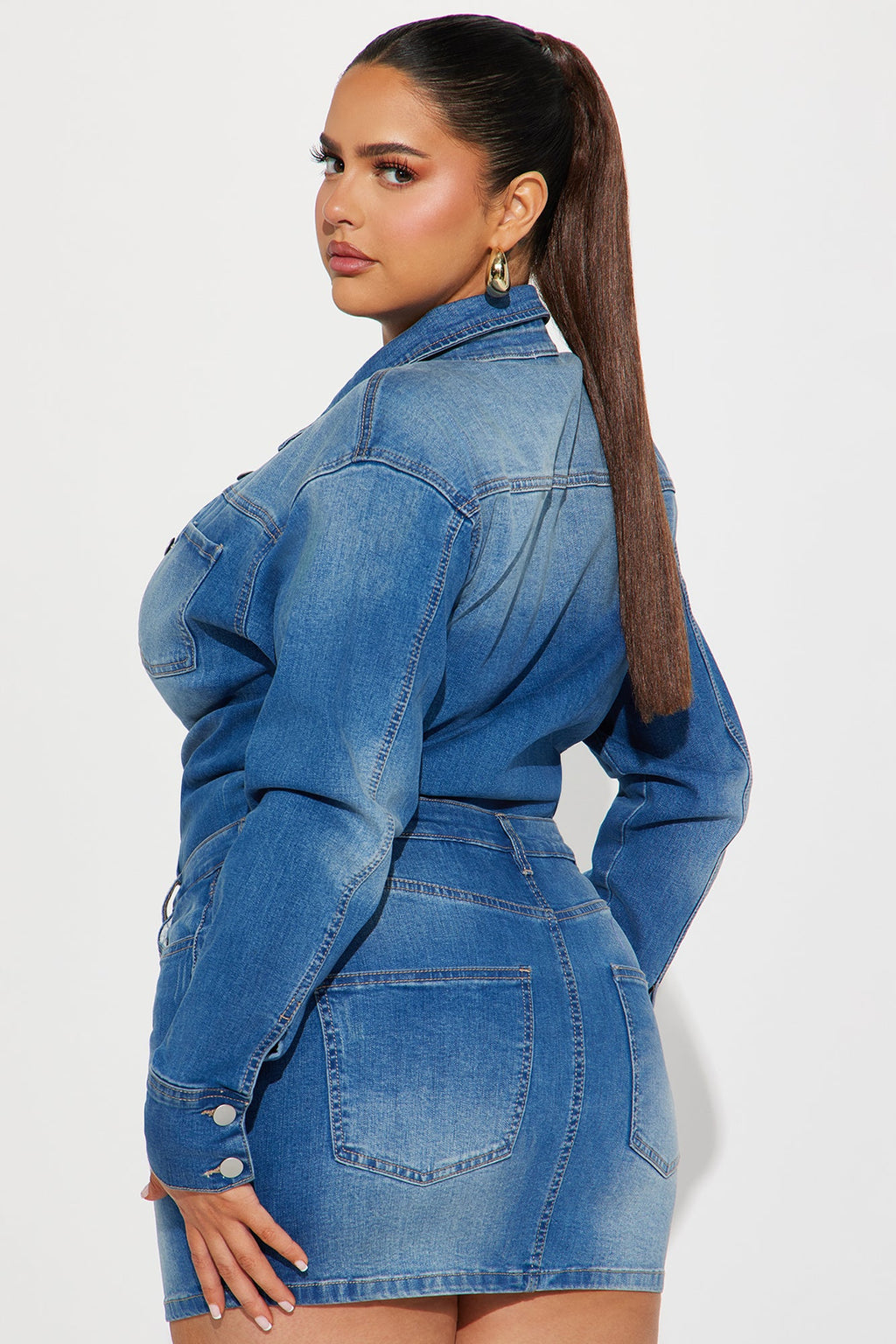 Belleville Denim Mini Dress - Denim
