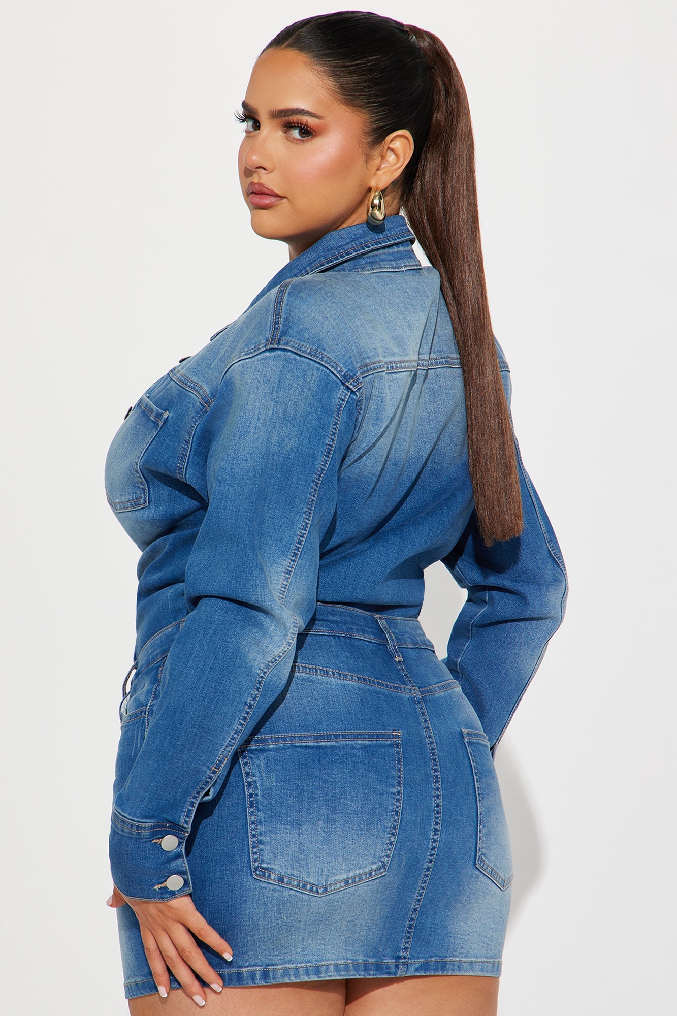 Belleville Denim Mini Dress - Denim