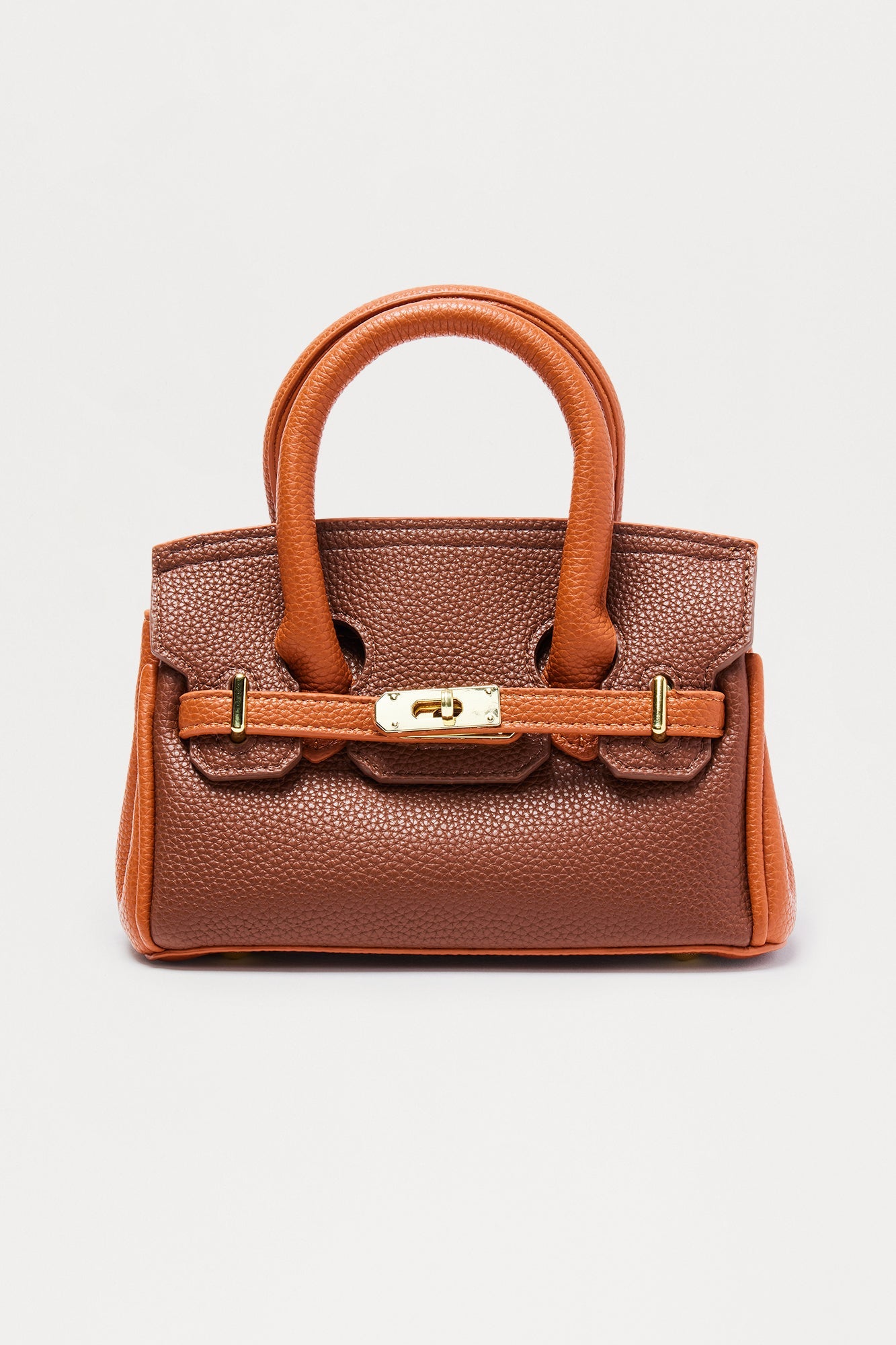 Daydream Colorblock Satchel Handbag - Brown/combo