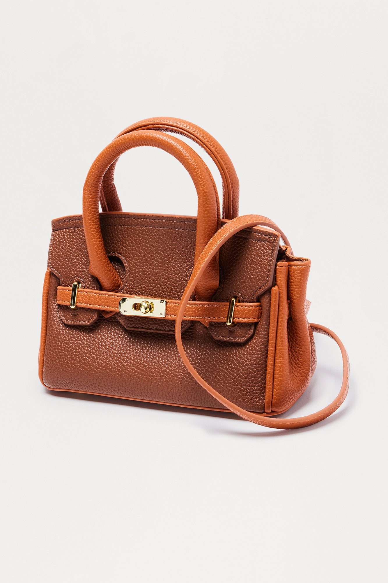 Daydream Colorblock Satchel Handbag - Brown/combo