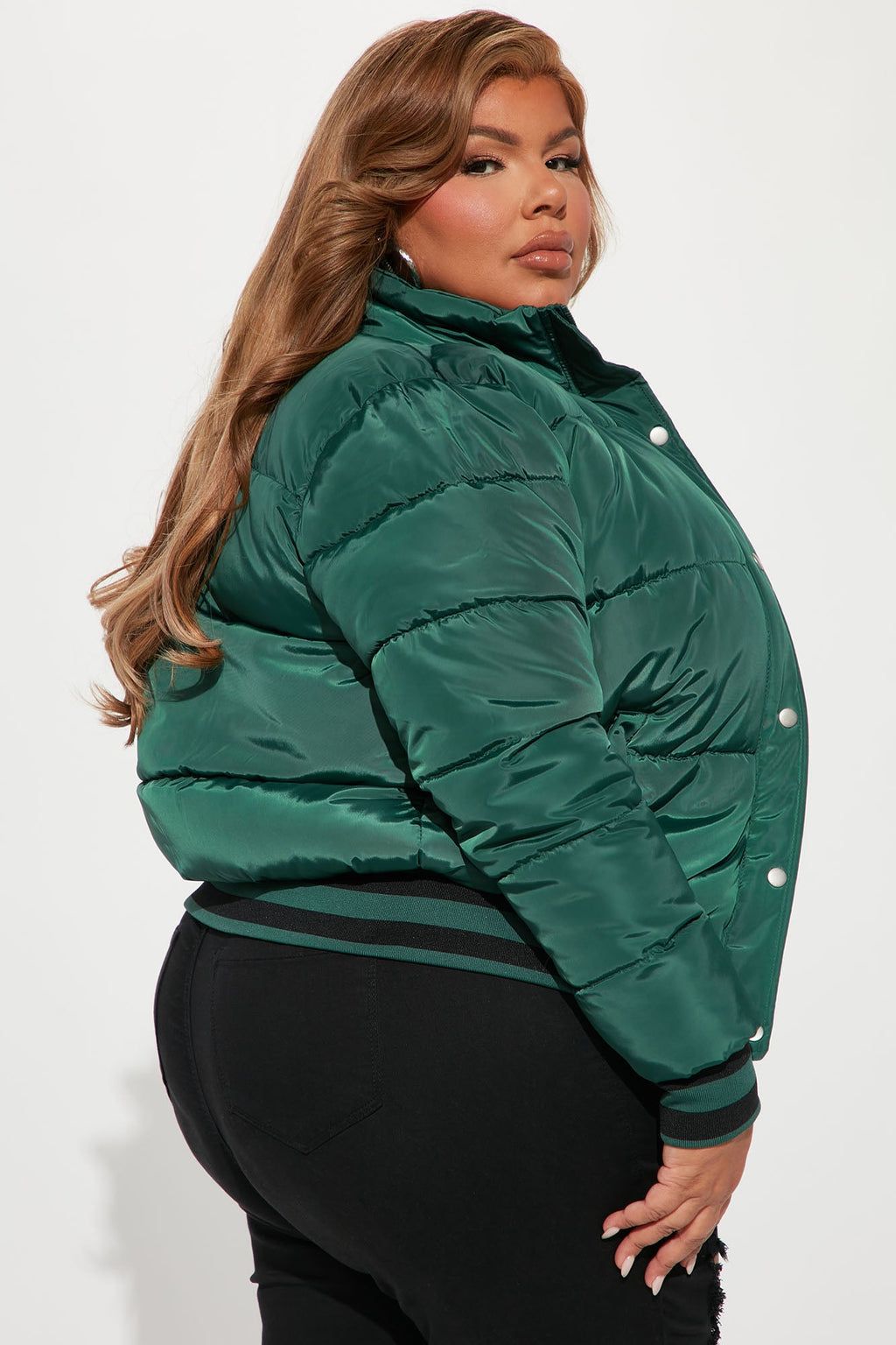 Mrs. Jackson Puffer Jacket - Olive