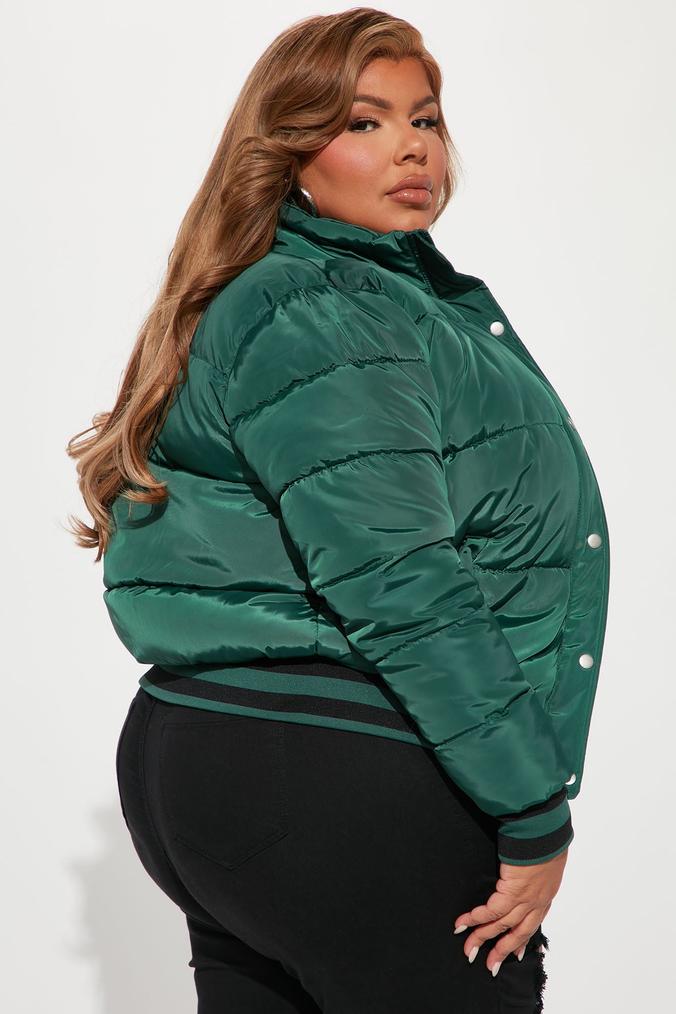 Mrs. Jackson Puffer Jacket - Olive