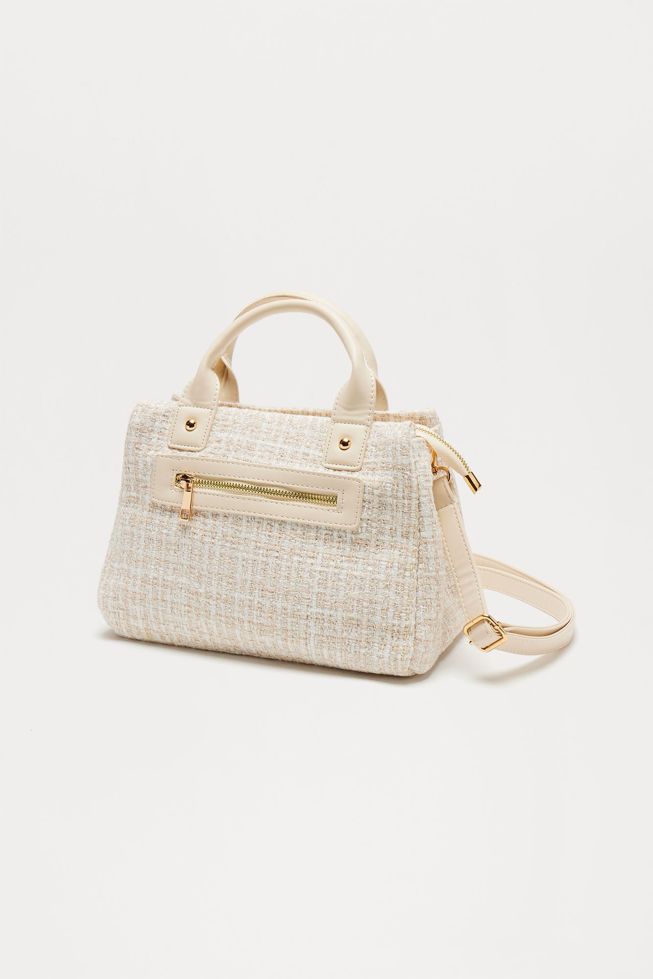 Hailey Handbag - Cream/combo