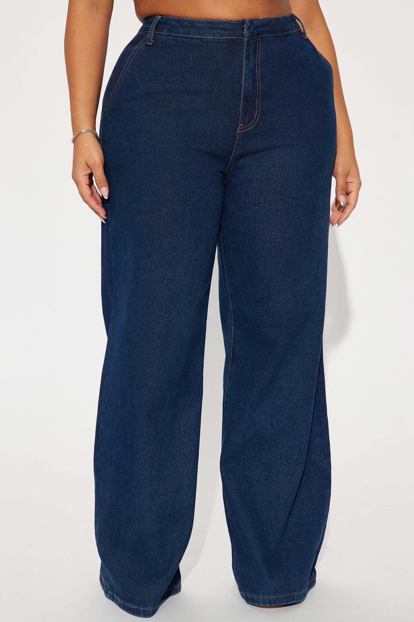 Get Down To Business Trouser Jeans - Dark Wash