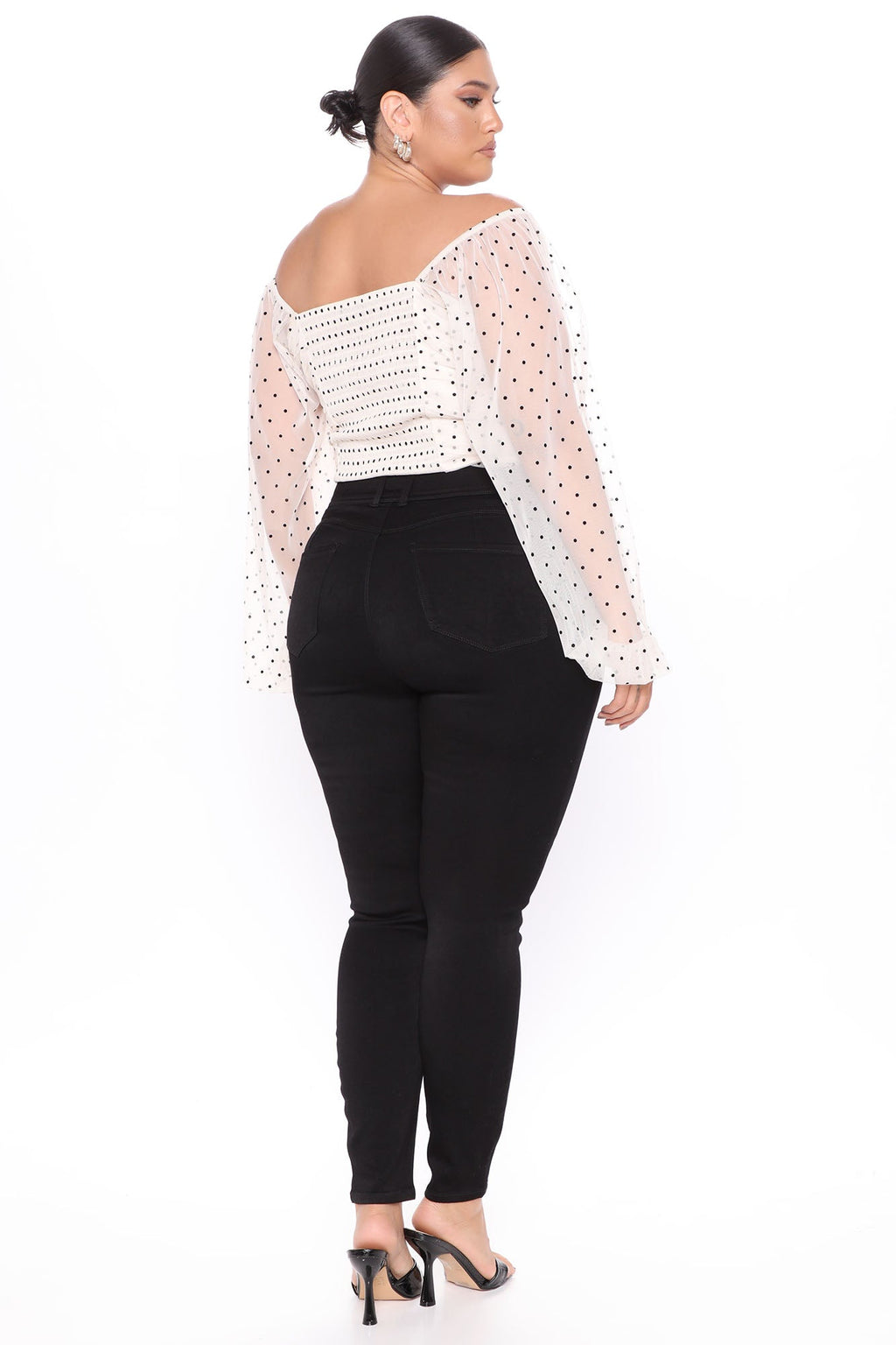 Snatch Me Tight Booty Lifter Skinny Jeans - Black