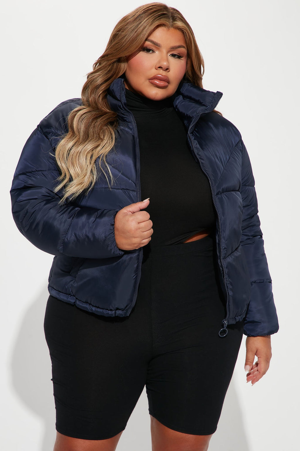 City Streets Puffer Jacket - Navy