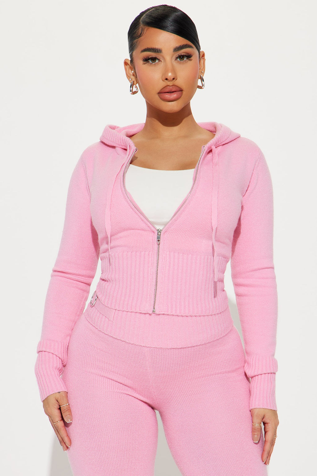 Lana Sweater Pant Set - Pink