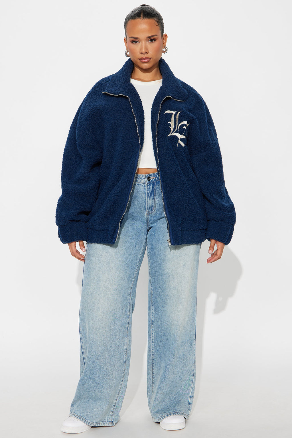 Los Angeles Worldwide Varsity Jacket - Blue