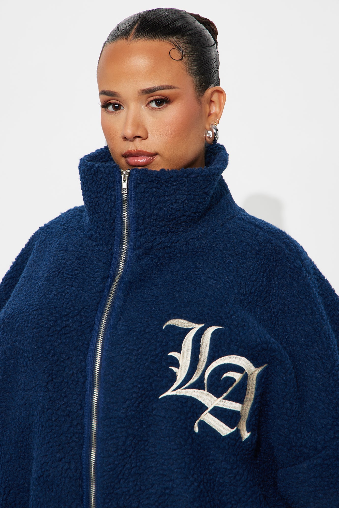 Los Angeles Worldwide Varsity Jacket - Blue
