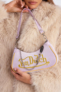 Velvet Mode Von Dutch Shoulder Bag - Purple