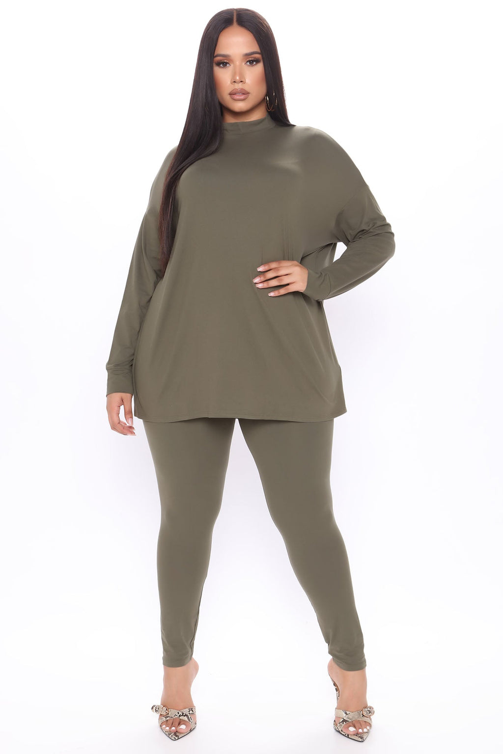 Everything Legging Set - Olive