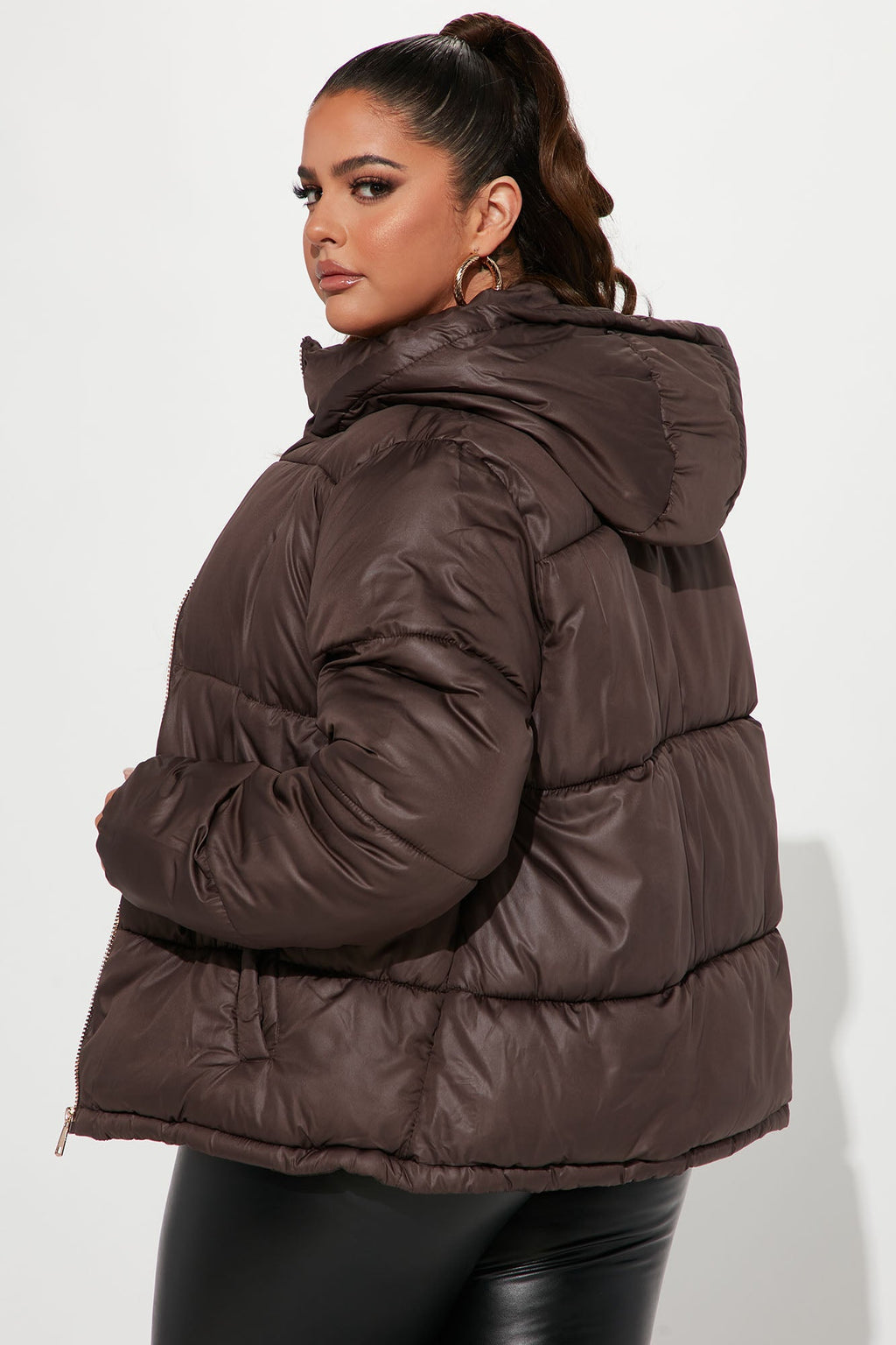 Don't Rain On My Puffer Jacket - Chocolate