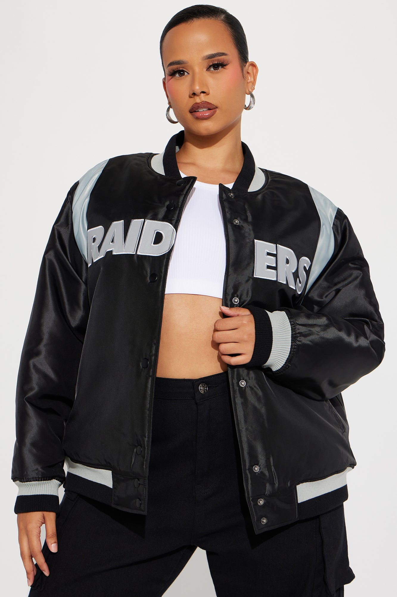 Raiders House Bomber Jacket - Black