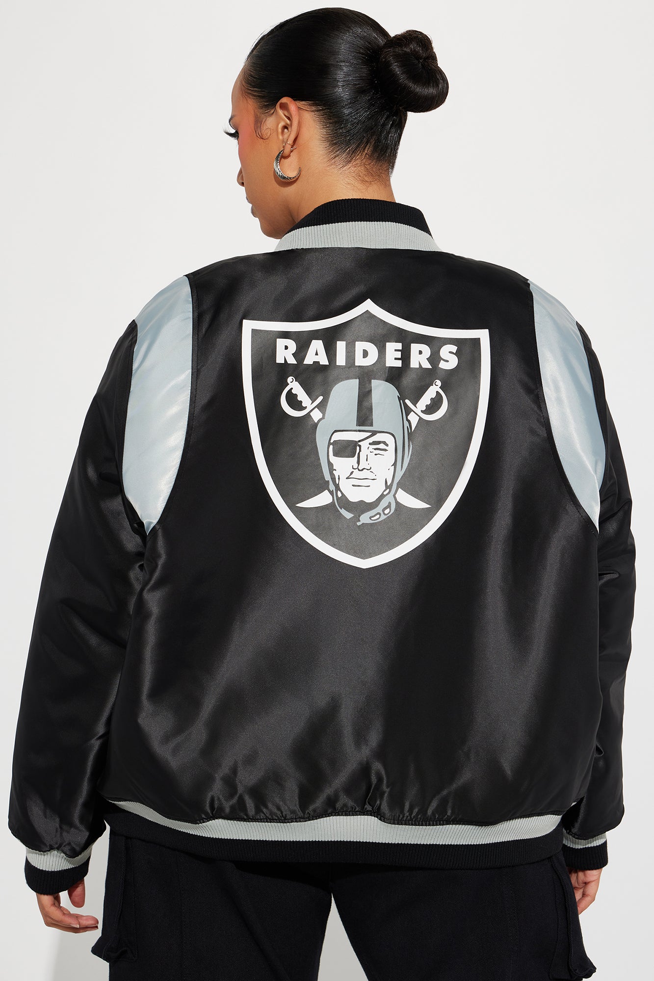 Raiders House Bomber Jacket - Black