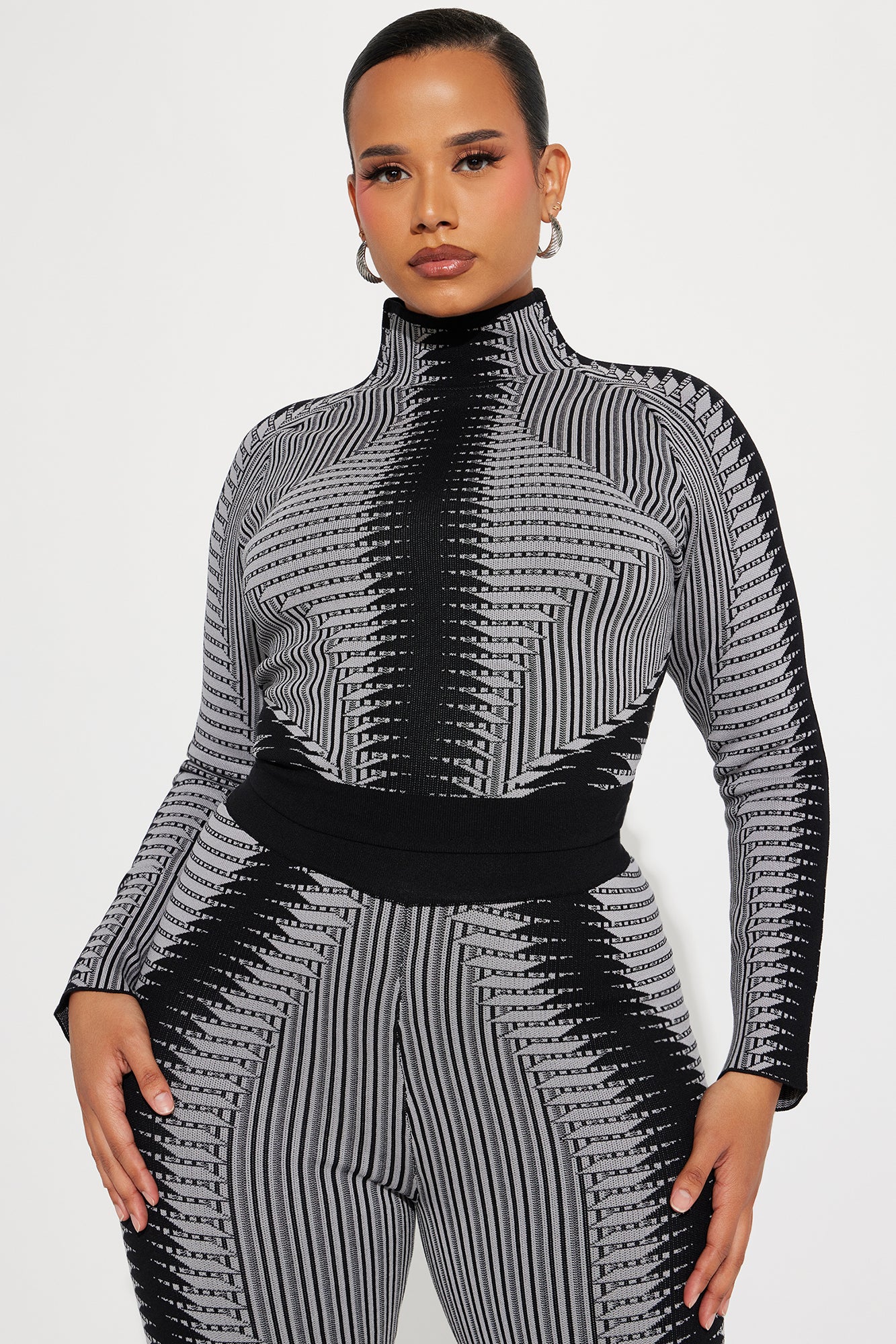 Kailee Sweater Legging Set - Grey/combo