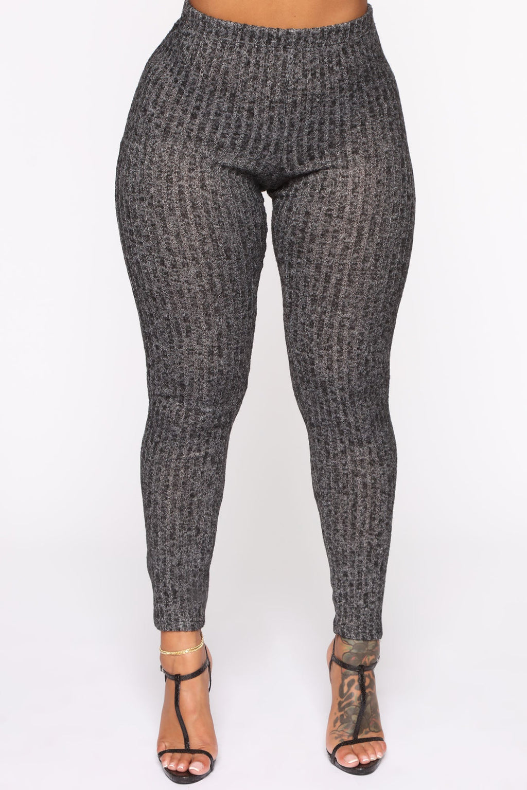 Feeling The Chill Sweater Set - Charcoal