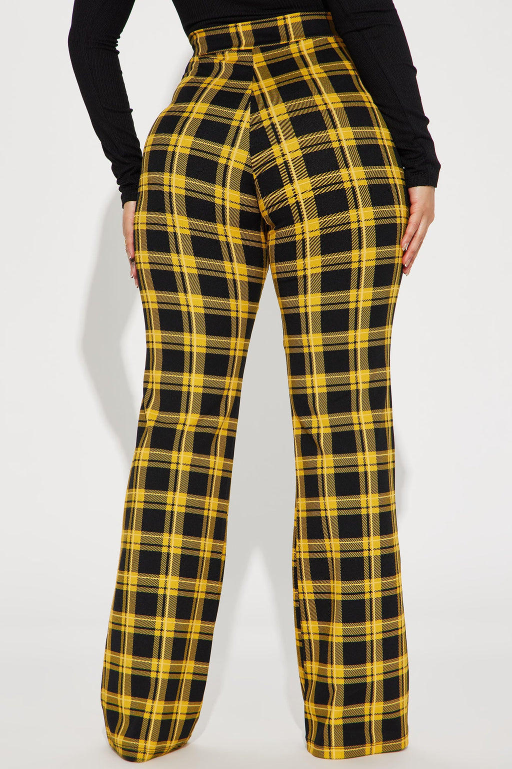 Jahia Flare Pants - Yellow/combo
