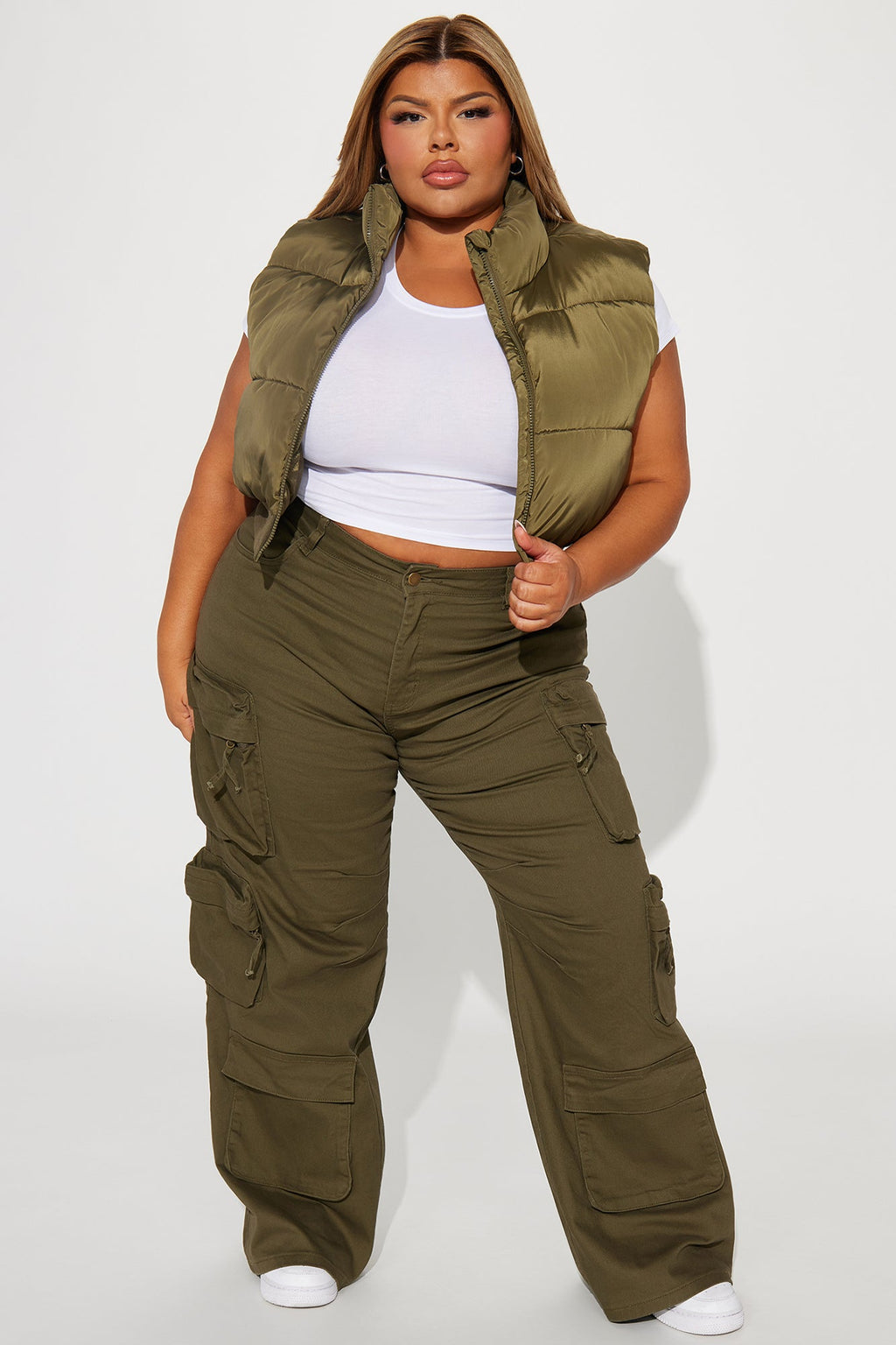 Judia Crew Neck Top - White