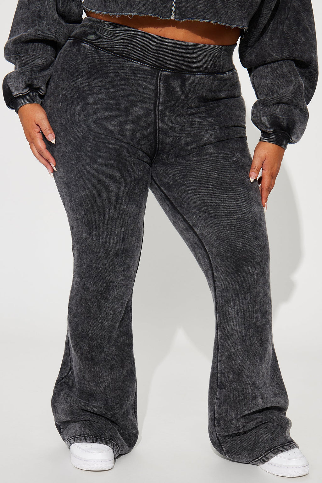 Brooklyn City Washed Sweatpants - Black Wash