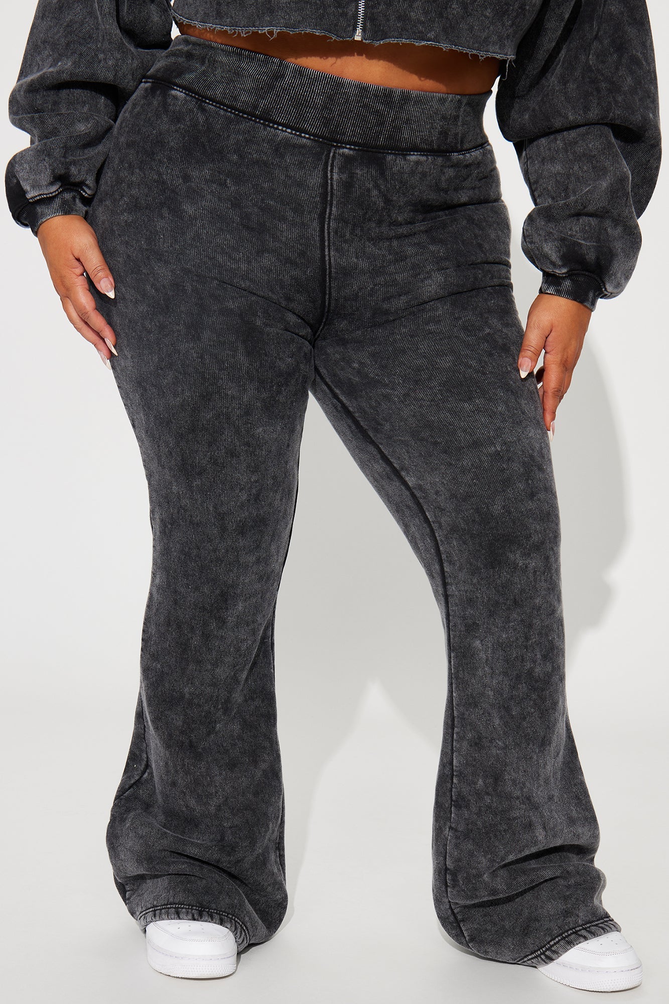 Brooklyn City Washed Sweatpants - Black Wash