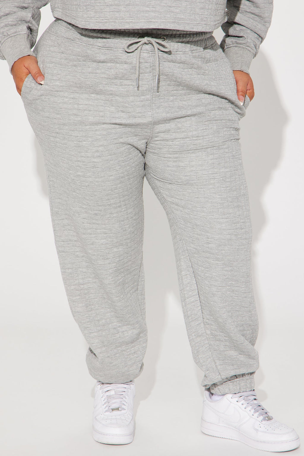 Chill With Me Joggers - Heathered Grey