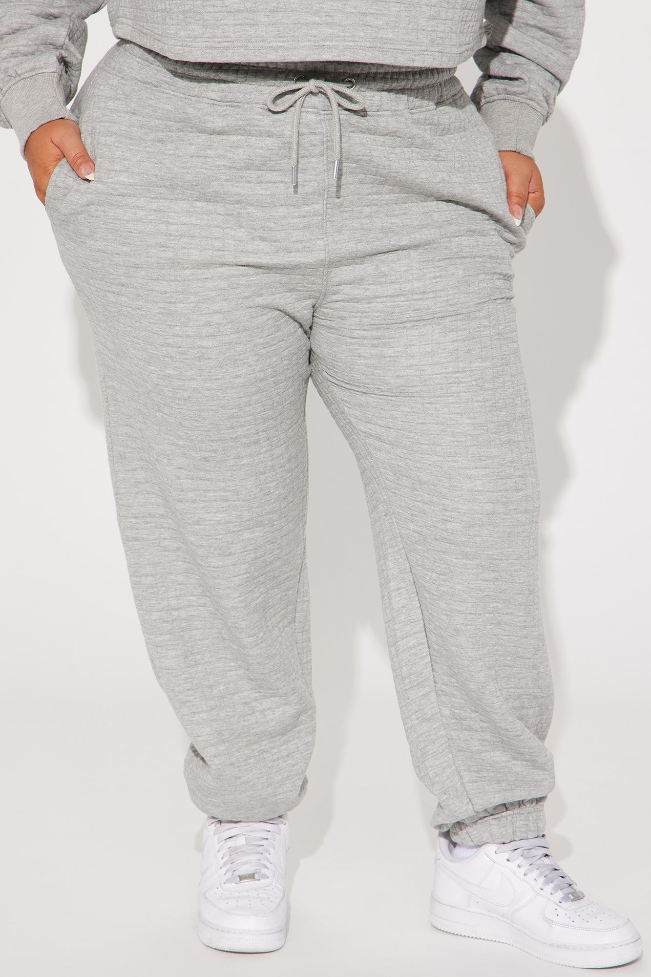 Chill With Me Joggers - Heathered Grey