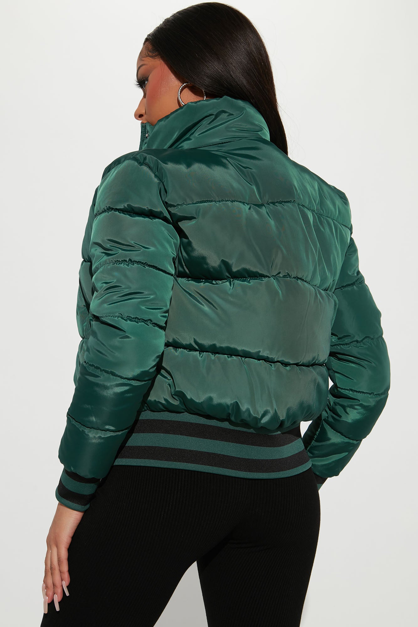 Mrs. Jackson Puffer Jacket - Olive