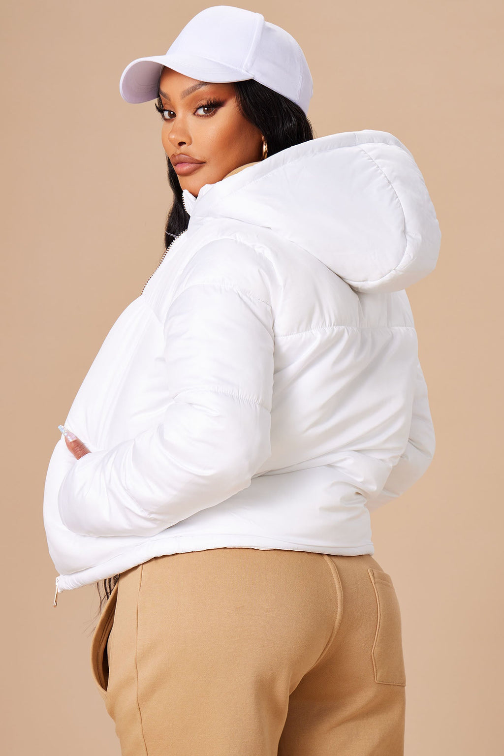 Don't Rain On My Puffer Jacket - White