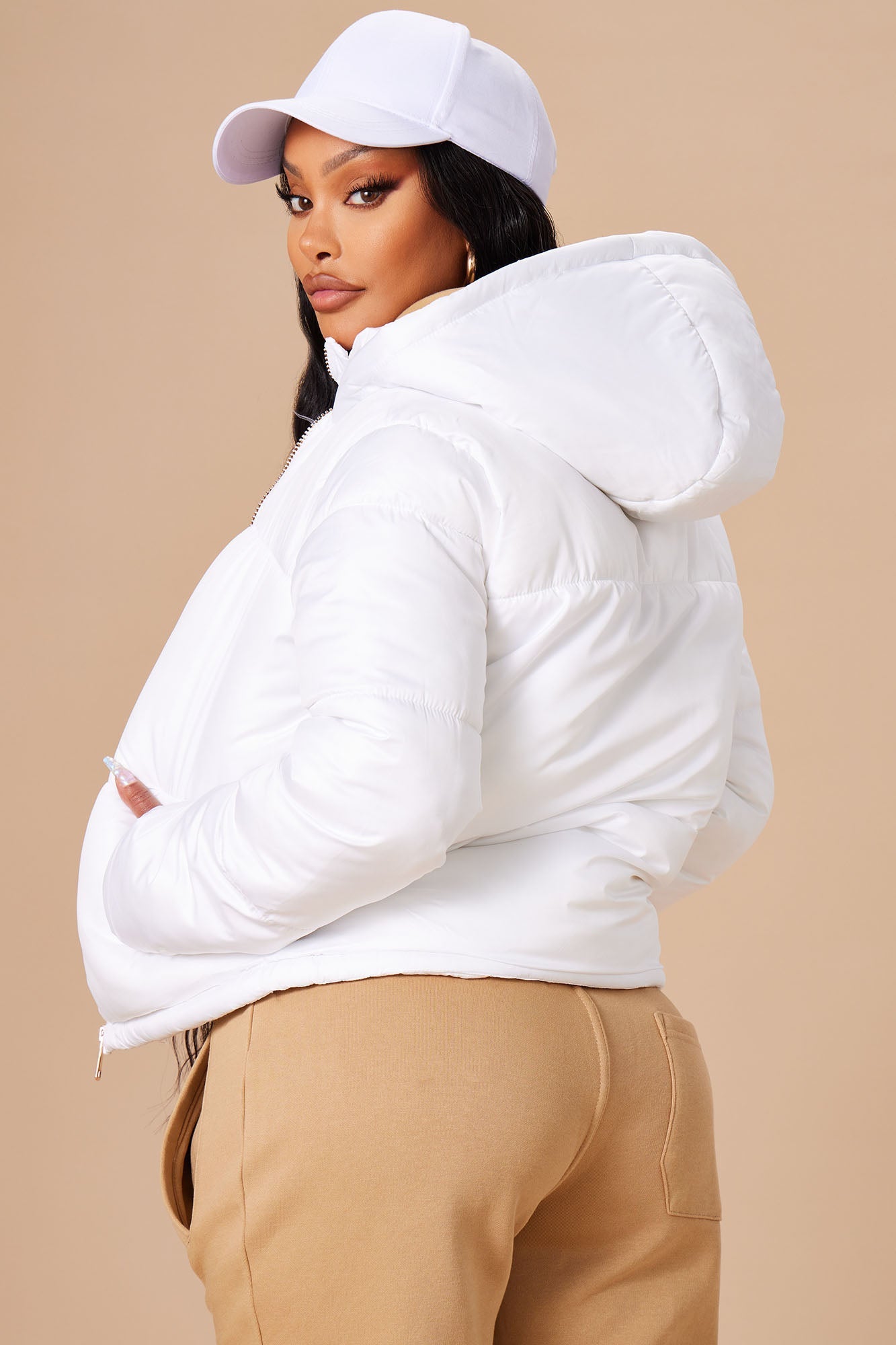 Don't Rain On My Puffer Jacket - White