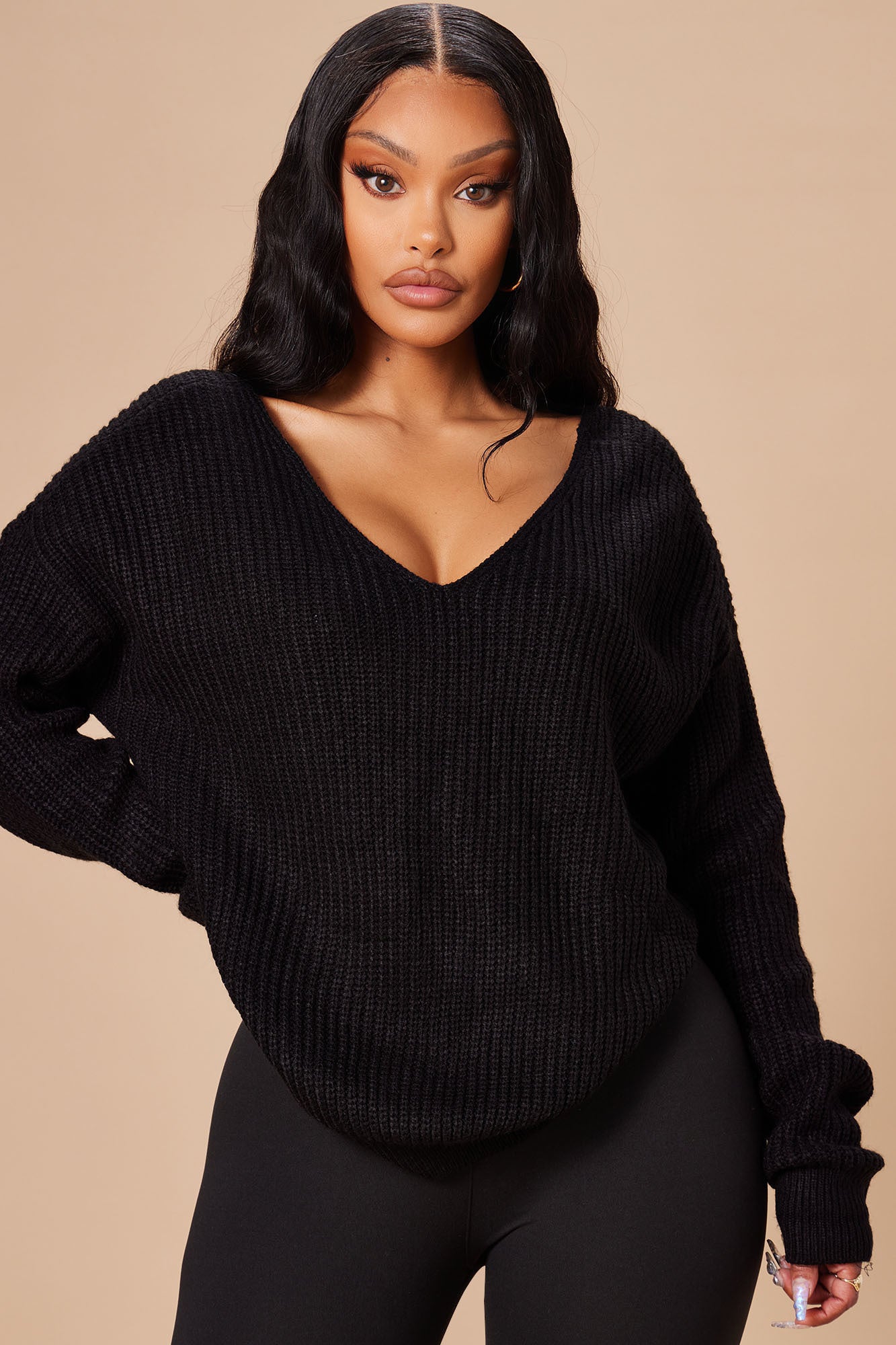 Falls Favorite Girl Sweater II - Black