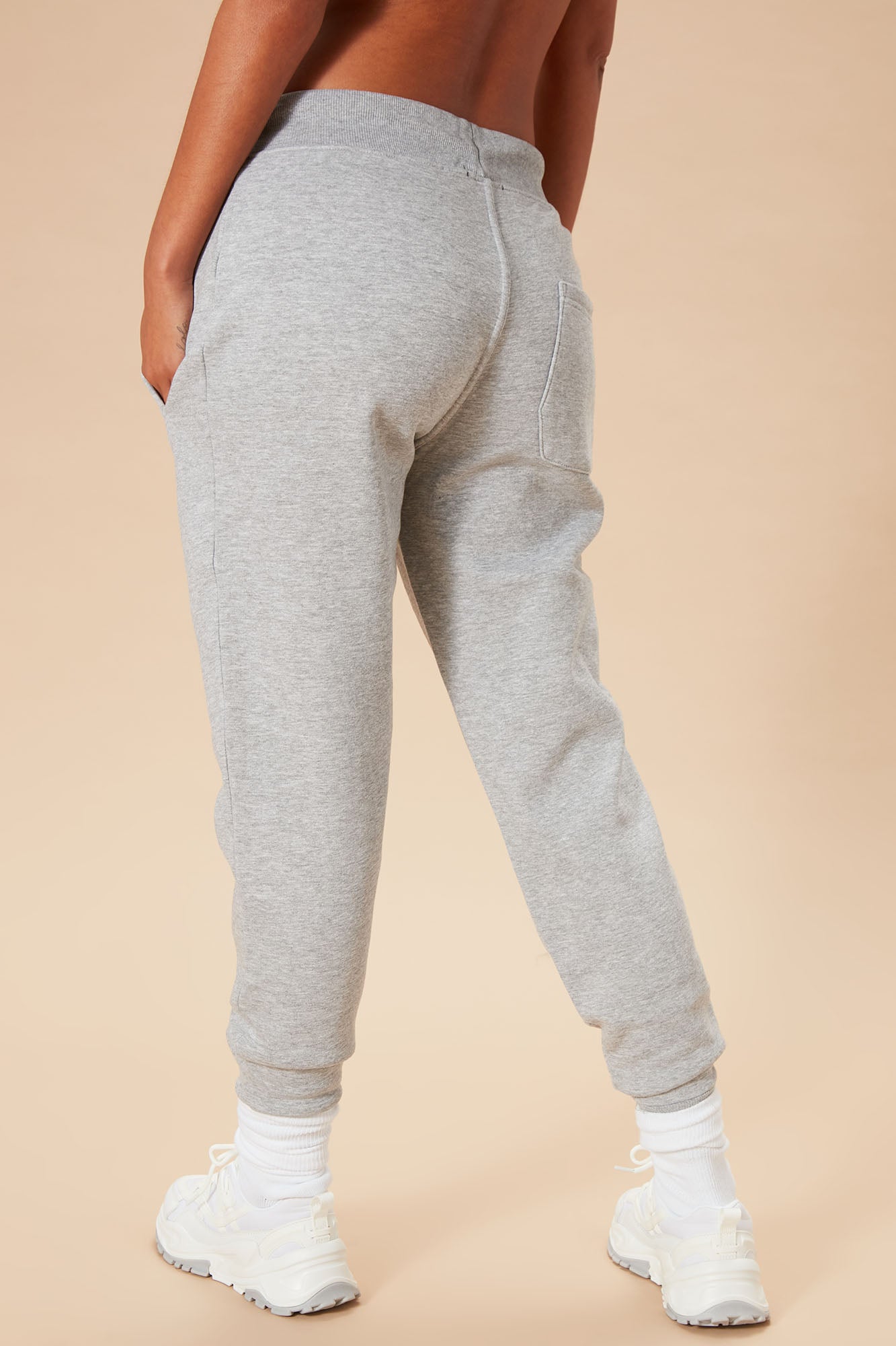 Stole Your Boyfriend's Oversized Jogger - Heather Grey