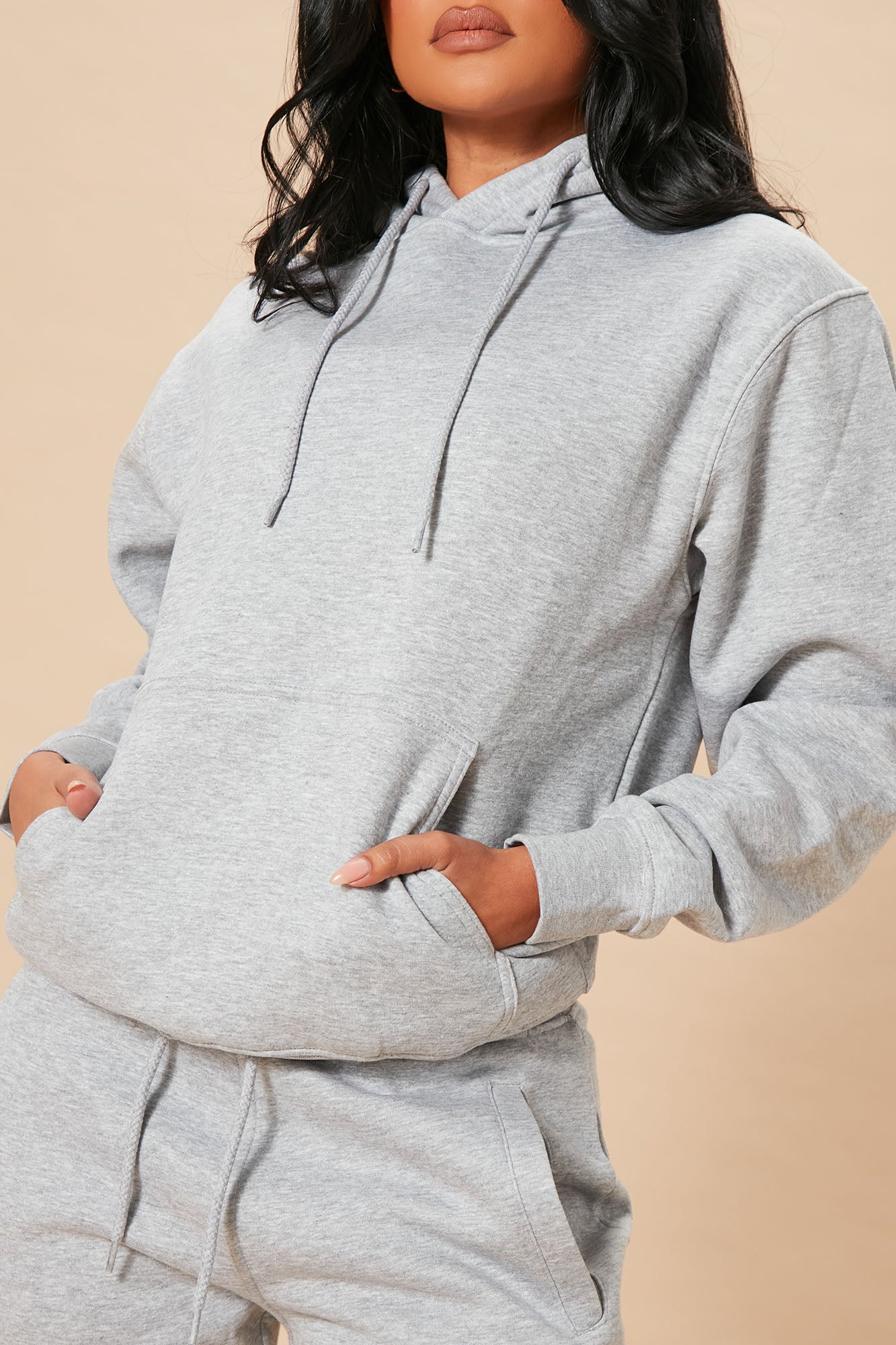 Stole Your Boyfriend's Oversized Hoodie - Heather Grey