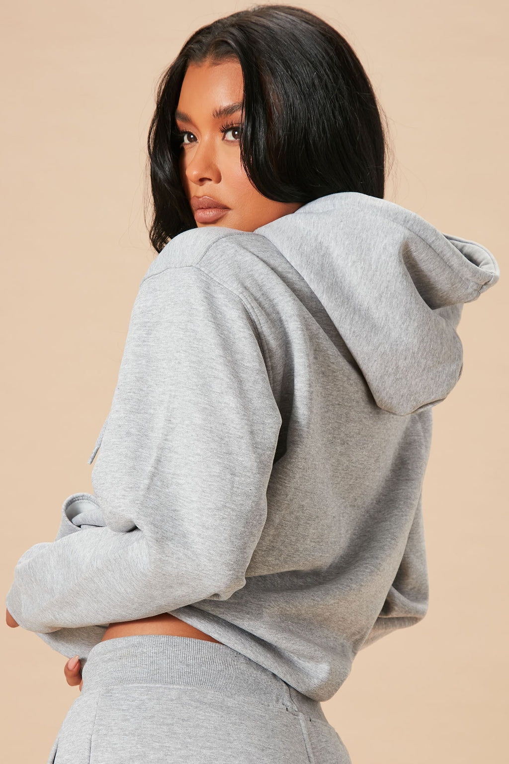 Stole Your Boyfriend's Oversized Hoodie - Heather Grey