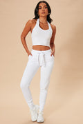 Relaxed Vibe Joggers - White