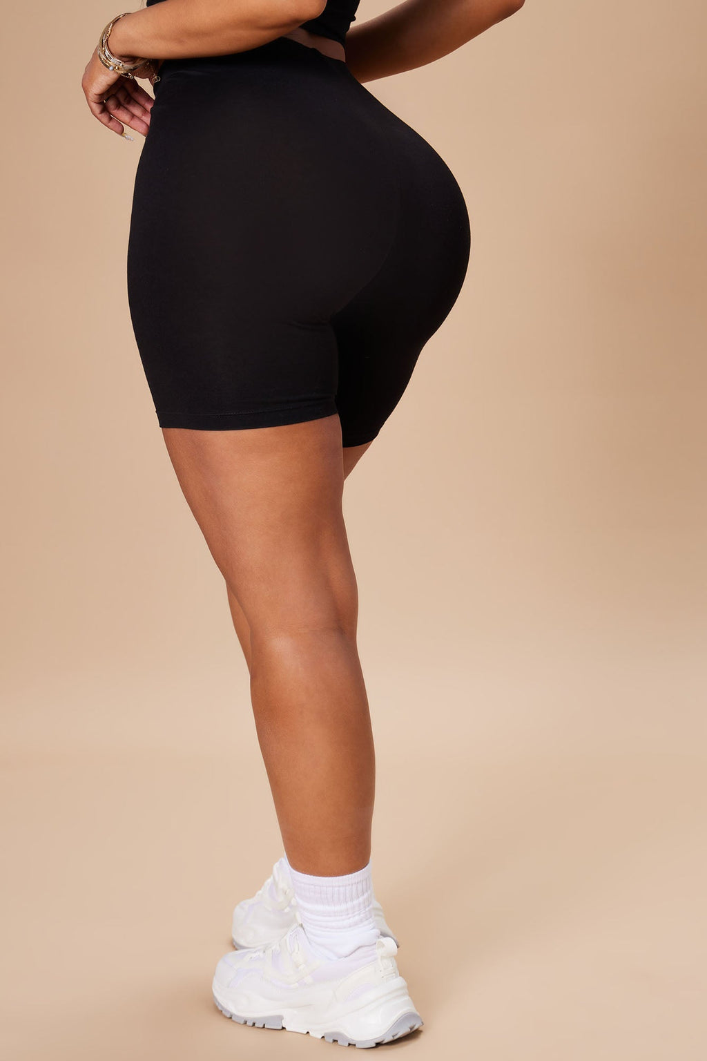 Natalee Biker Shorts - Black