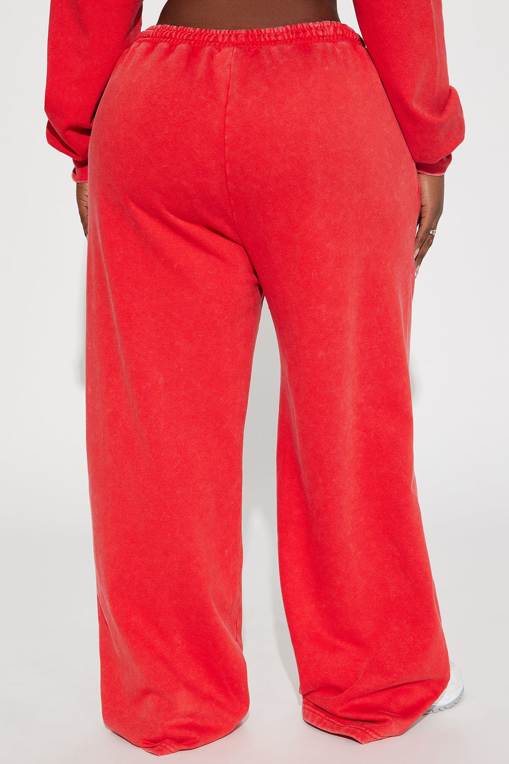 Rested Lounge Wide Leg Jogger - Red