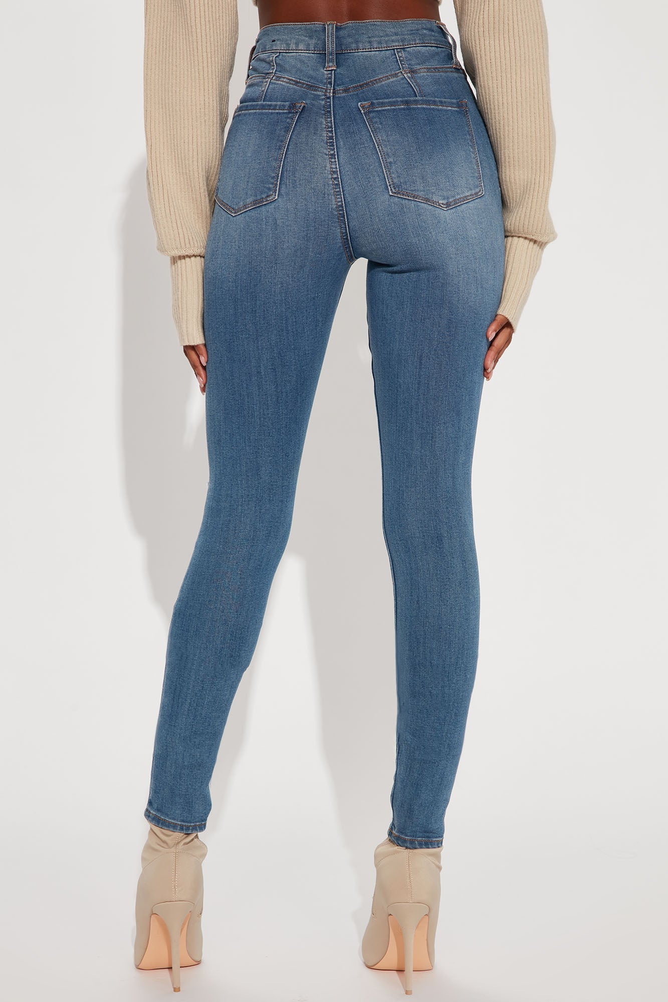 Tall Our Favorite High Rise Skinny Jeans - Medium Blue Wash