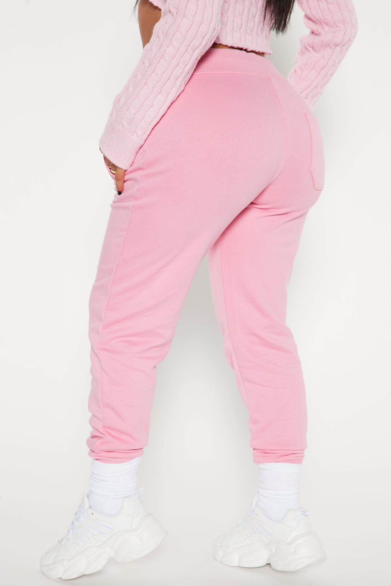 Stole Your Boyfriend's Oversized Jogger - Pink