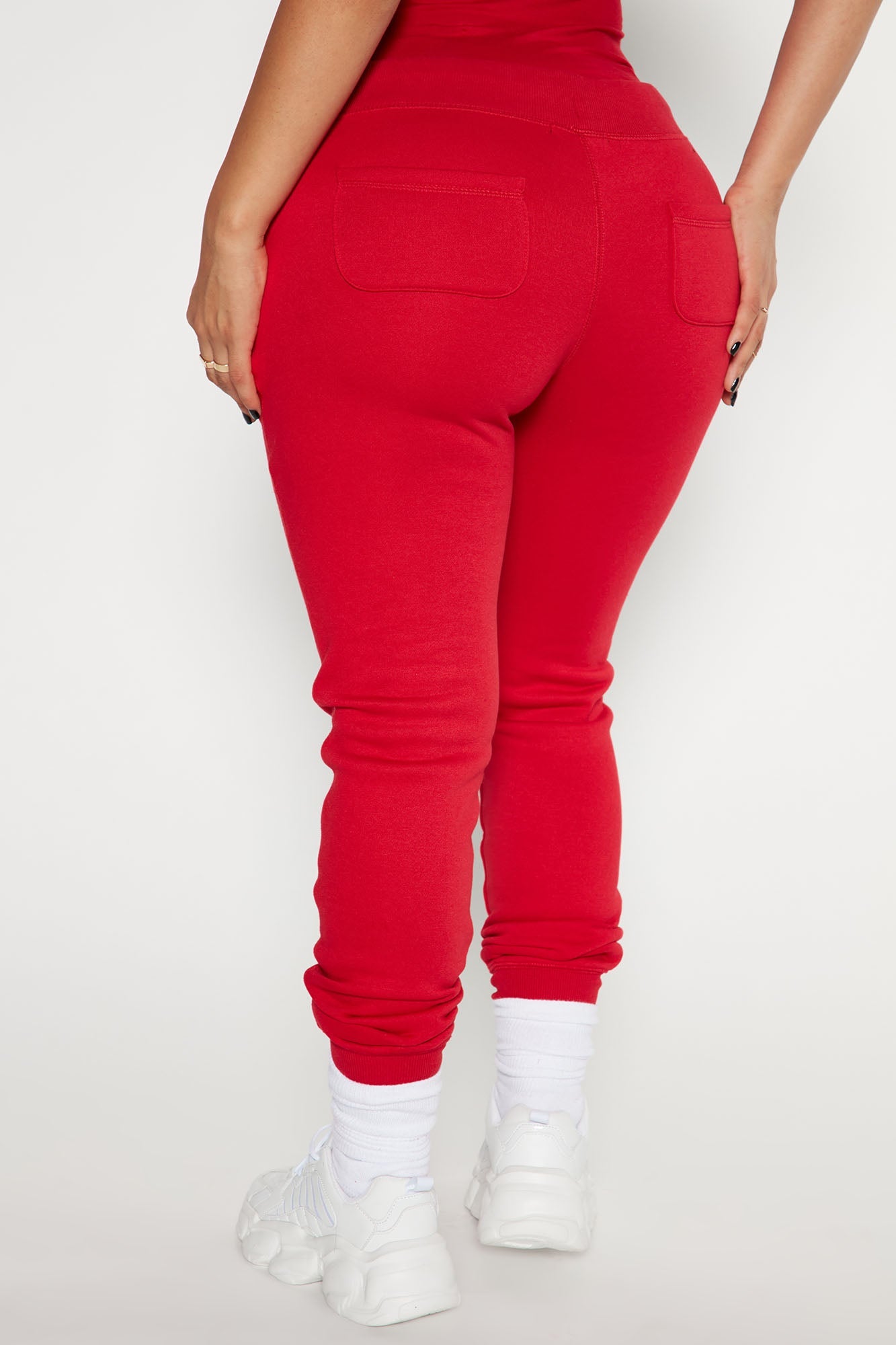 Relaxed Vibe Joggers - Red