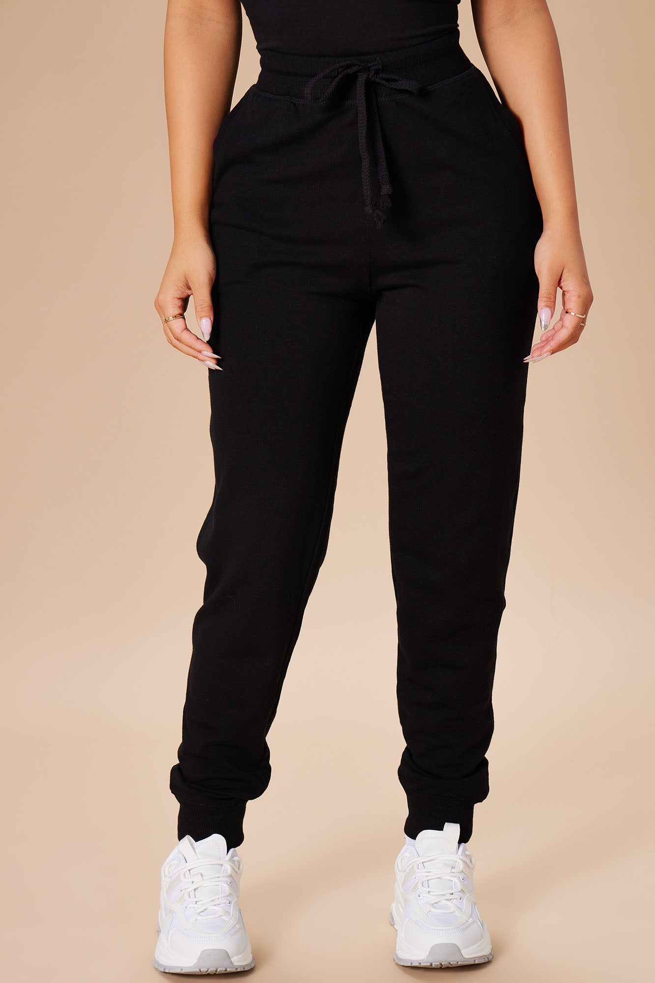 Latest And Greatest French Terry Jogger - Black
