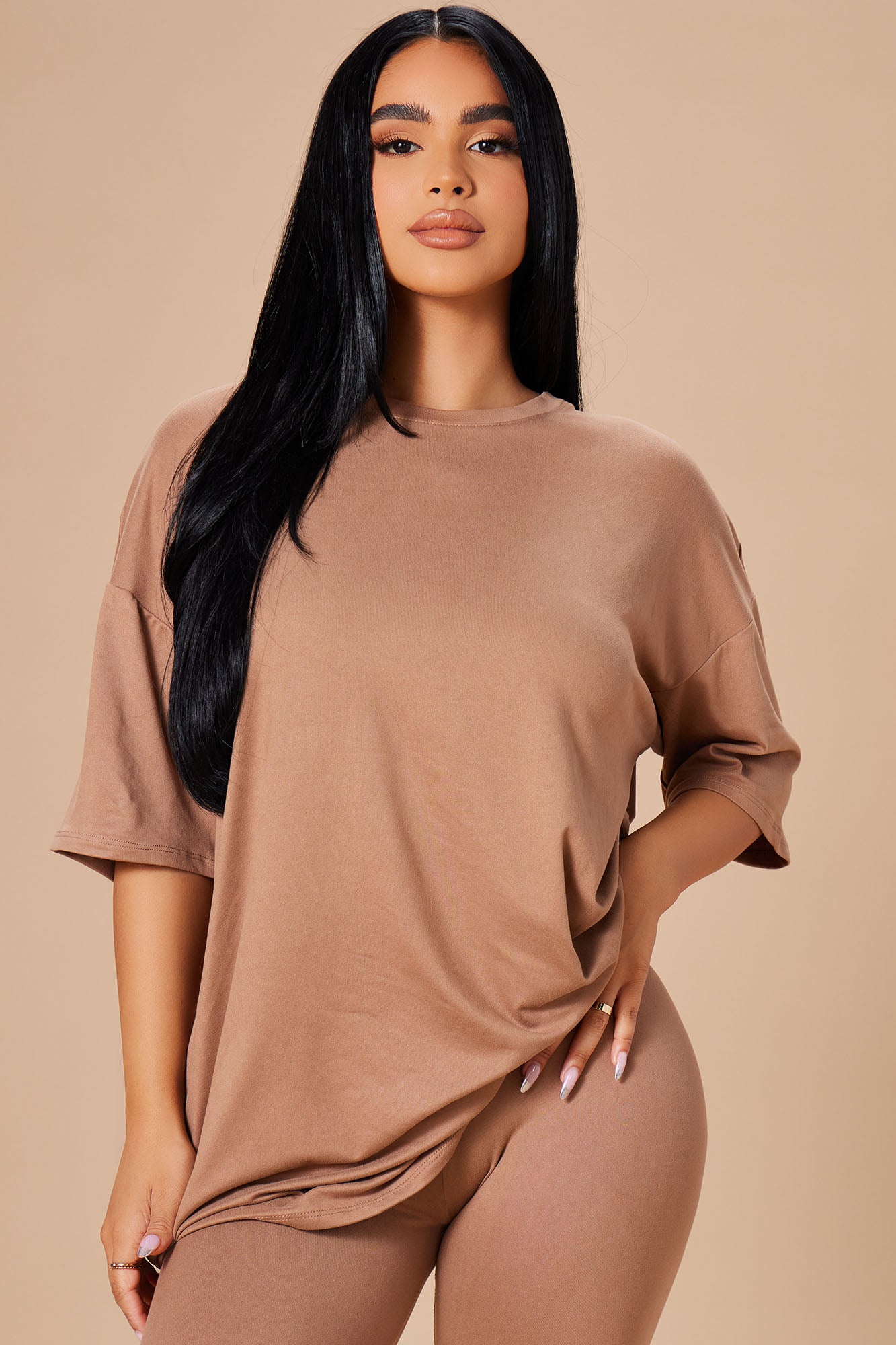 Weekend Vibes Legging Set - Mocha