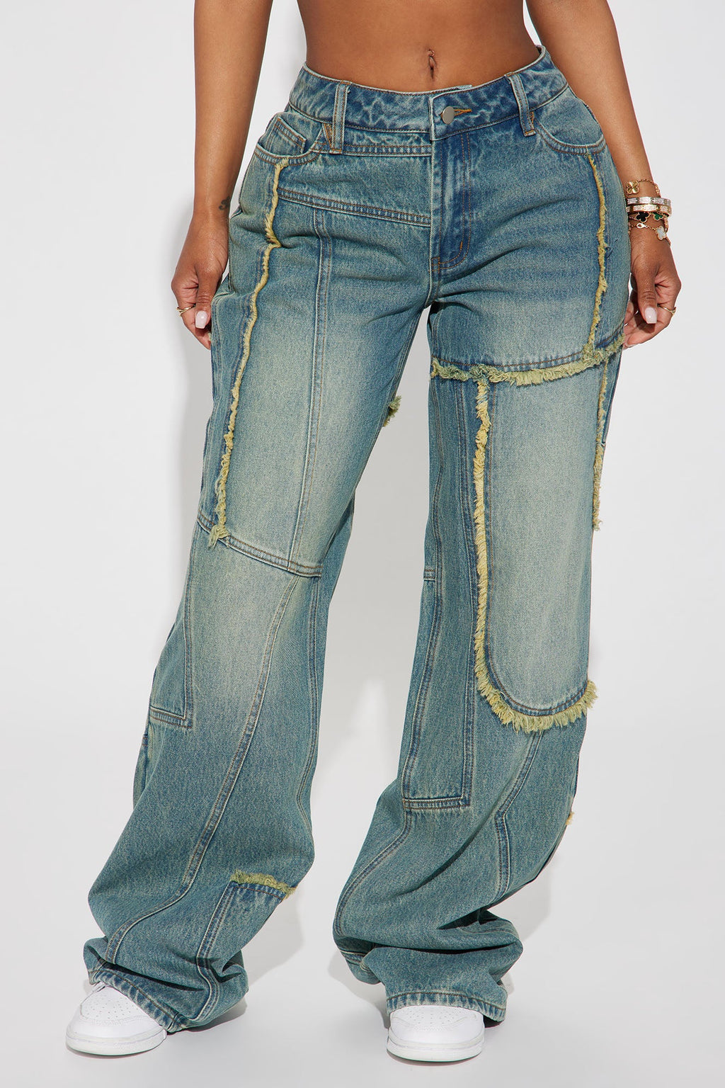 Belmont Baggy Tinted Jean - Medium Wash