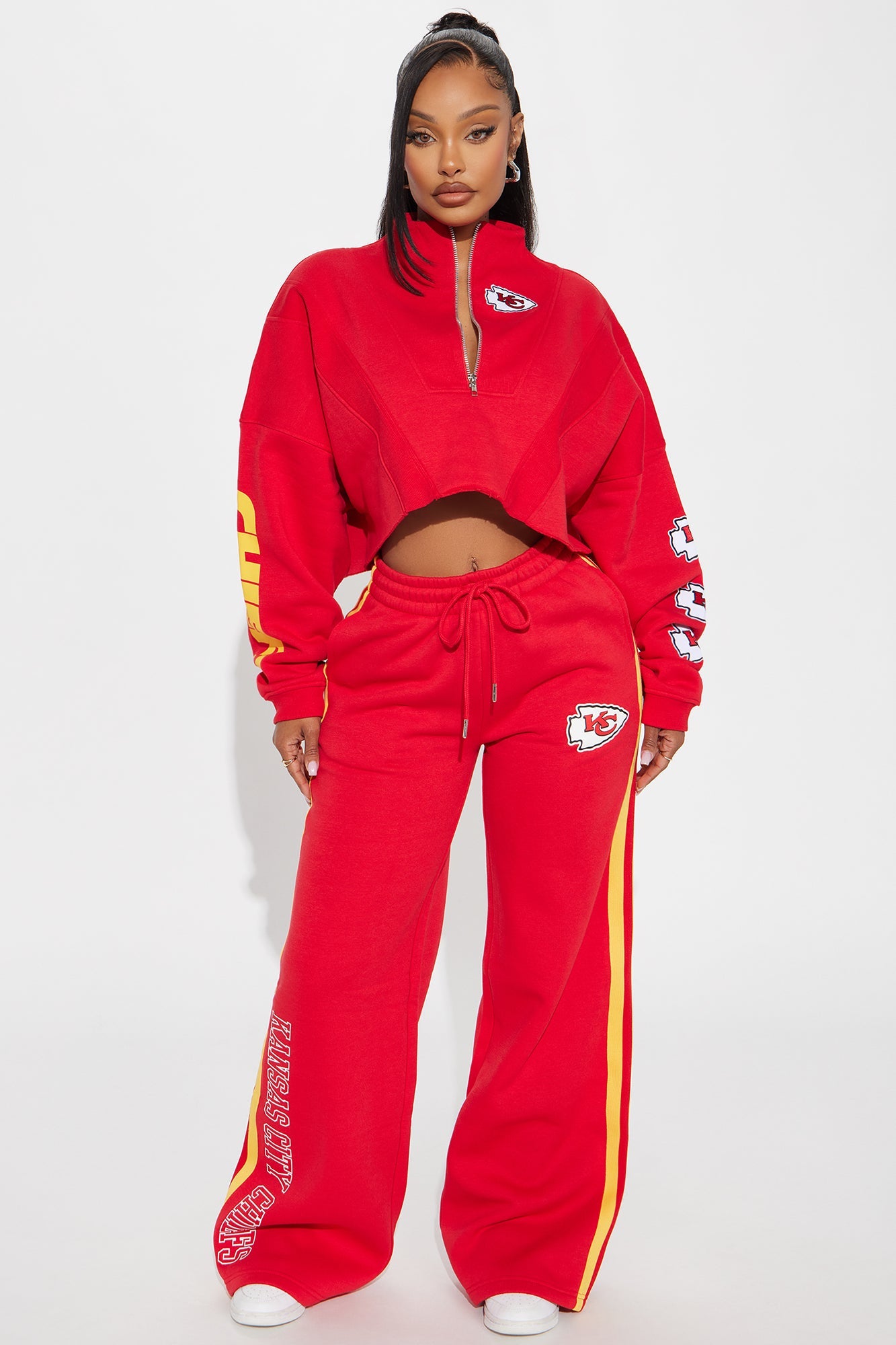 Chiefs Second Half Come-Back Zip Sweatshirt - Red