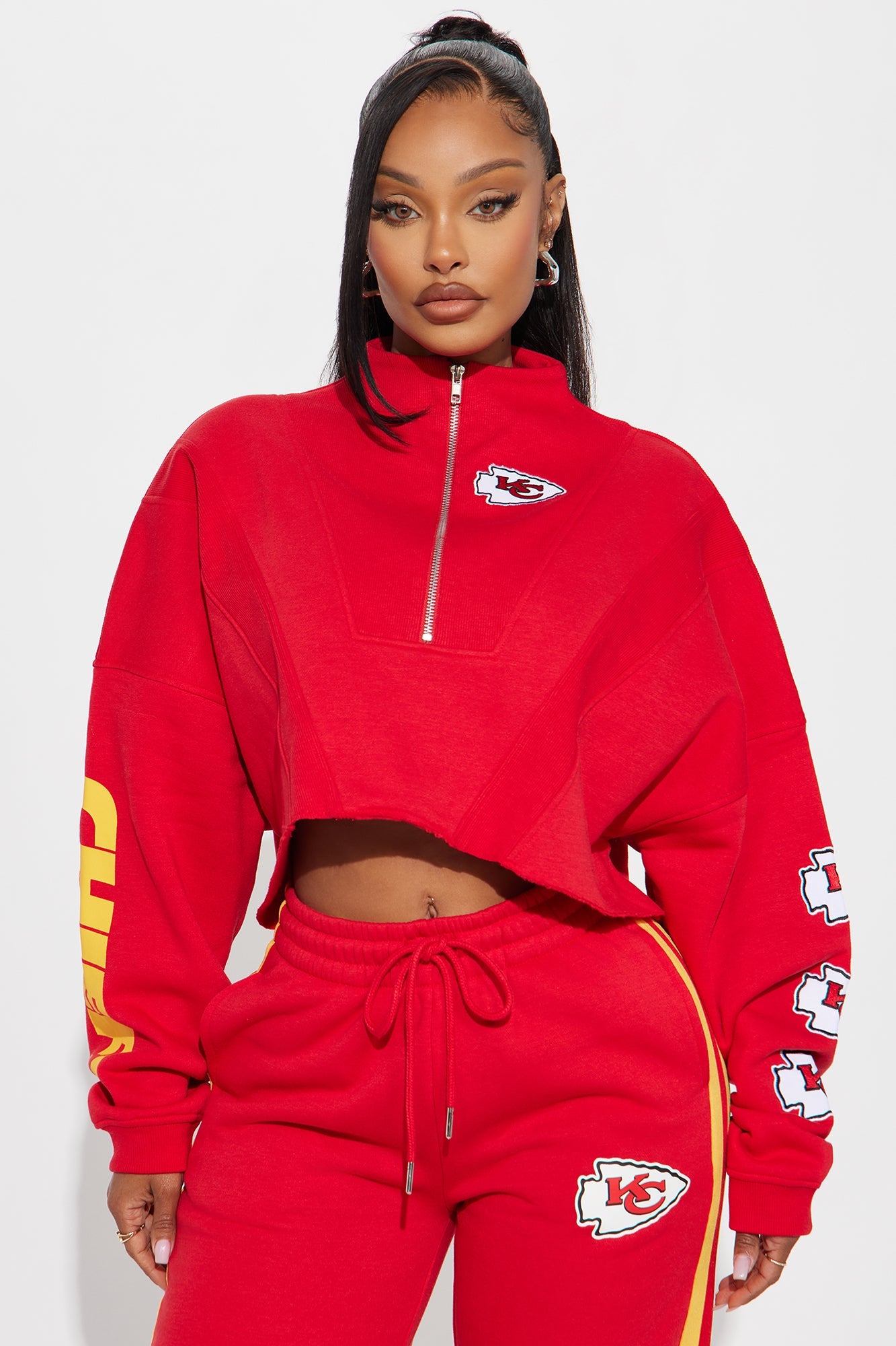 Chiefs Second Half Come-Back Zip Sweatshirt - Red
