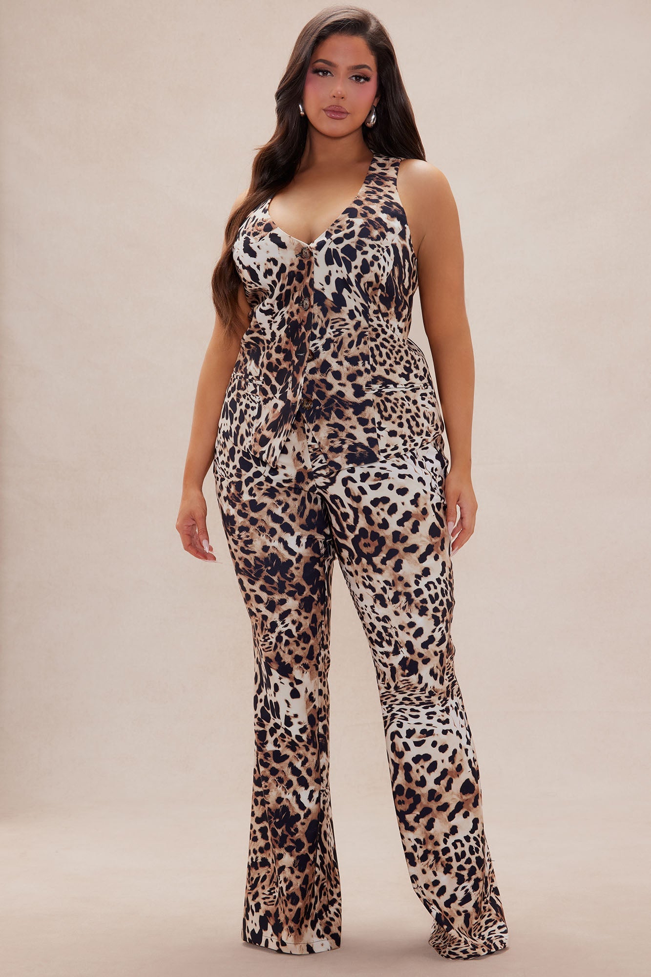 Linette Leopard Vest - Leopard