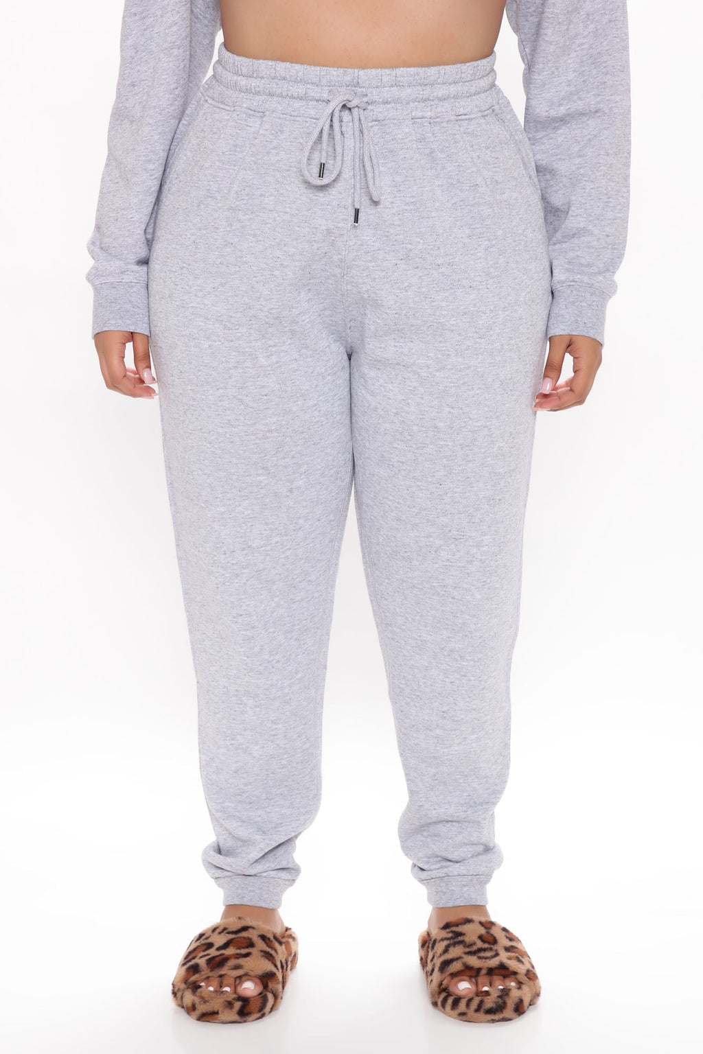 Look Again Joggers - Heather Grey