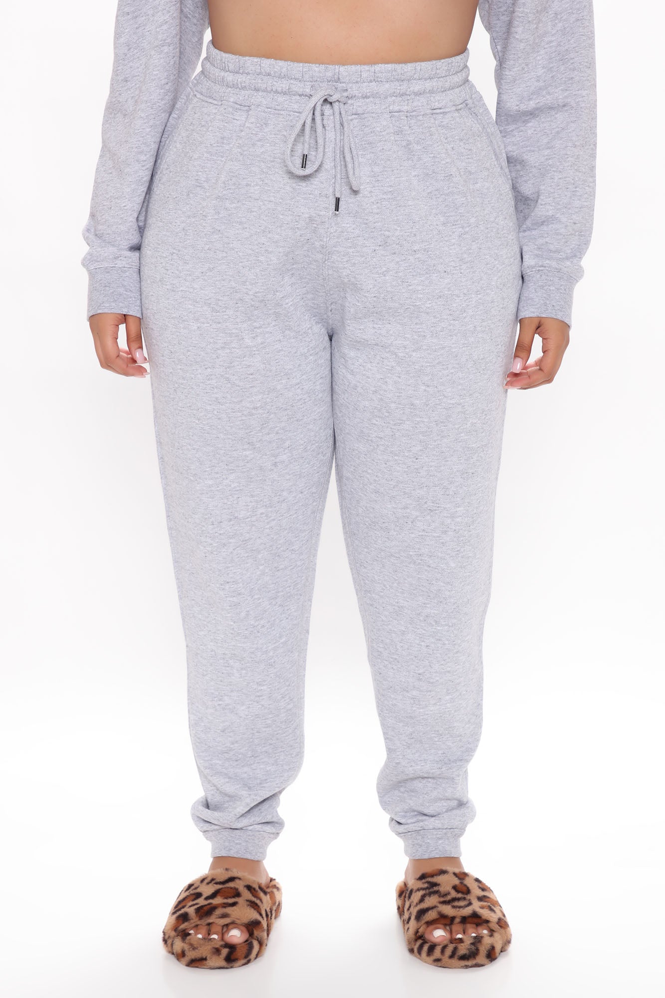 Look Again Joggers - Heather Grey