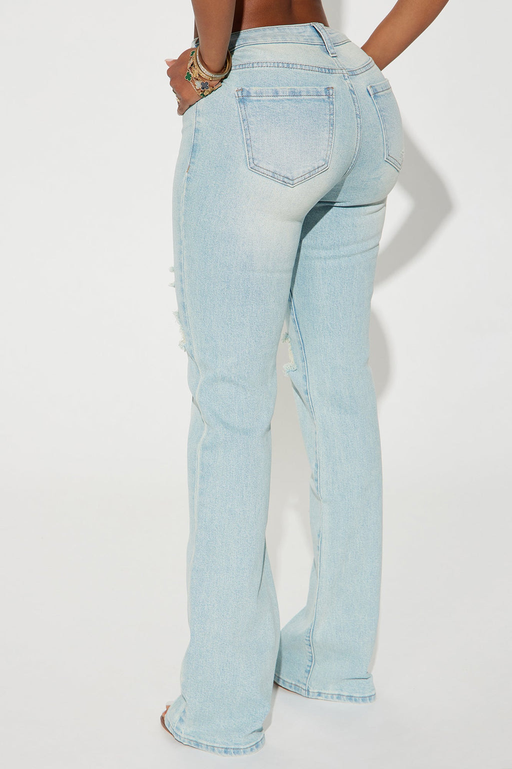 Bullseye Tinted Bootcut Jeans - Light Wash