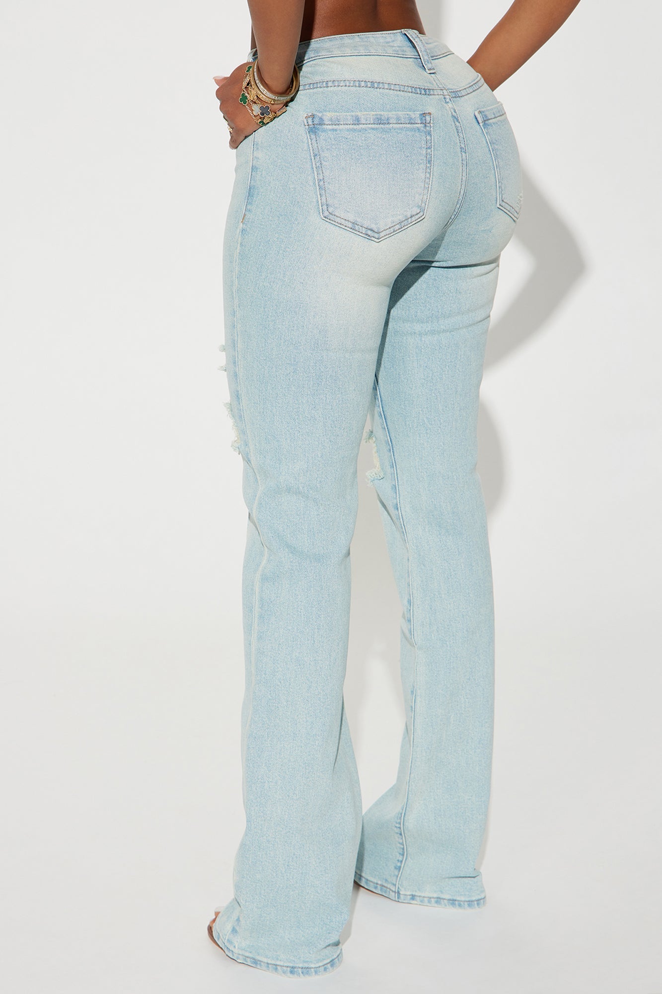 Bullseye Tinted Bootcut Jeans - Light Wash